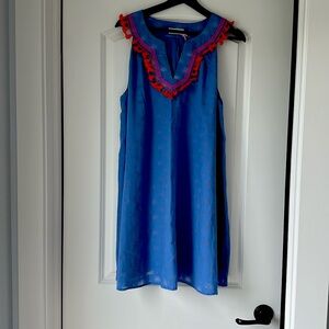 Vineyard Vines Sunset Palm Tassel Dress